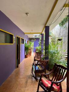 Zona de estar de Casa Romano Hostel