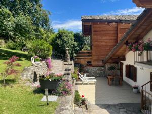 Zahrada ubytování Casa Rina