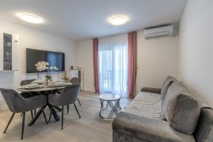 Et opholdsområde på Apartment Petar