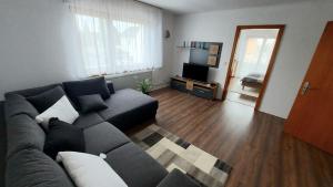 TV a/nebo společenská místnost v ubytování Haus Woschi Kehl-Auenheim