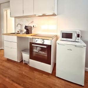 Η κουζίνα ή μικρή κουζίνα στο Alameda Apartments 2
