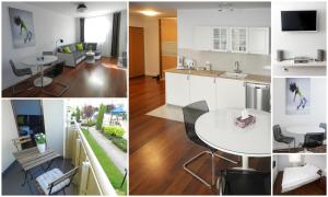 Kuchyňa alebo kuchynka v ubytovaní Apartament Witawa 22
