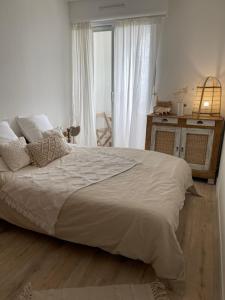 Letto o letti in una camera di Bohème vue mer