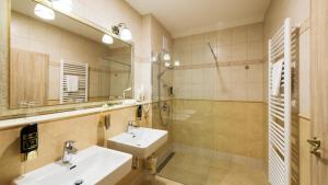 Koupelna v ubytování Hotel Rebstock