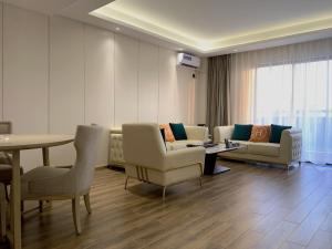 Posezení v ubytování Bole Jing Pin Hotel