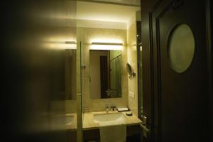 Koupelna v ubytování Hotel Krinoscco