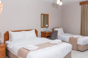 Кровать или кровати в номере Homelike Guest house