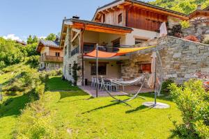 Zahrada ubytování appartement en chalet individuel sauna piscine