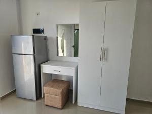 Kuchyň nebo kuchyňský kout v ubytování Hotel Irini