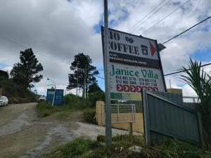 Certifikát, hodnocení, plakát nebo jiný dokument vystavený v ubytování janice's villa