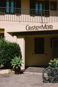 a bike parked in front of a building at Creste E Mare in Ajaccio