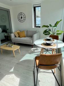 Posezení v ubytování Stylish Apartment