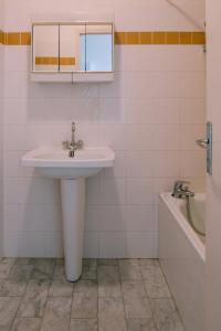 a bathroom with a sink and a mirror and a tub at Creste E Mare in Ajaccio +73 photos
