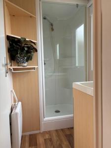 Koupelna v ubytování A05 mobile home camping phare d opale