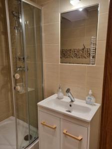 Łazienka w obiekcie Apartament Granat