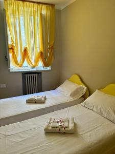 Postel nebo postele na pokoji v ubytování Ely house