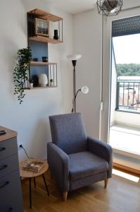 Istumisnurk majutusasutuses Penthaus apartman NOVAK