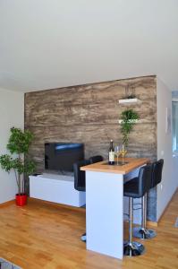 Posezení v ubytování Penthaus apartman NOVAK