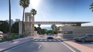 a rendering of a highway with cars on it at NEW ocean view private property centrally located, just 3 minutes to Marbella city center in Ojén