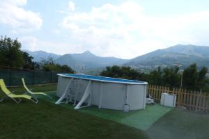 Nespecifikovaný výhled na hory nebo výhled na hory při pohledu z bed and breakfast