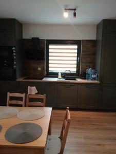 Η κουζίνα ή μικρή κουζίνα στο Apartamenty Dzika Orlica