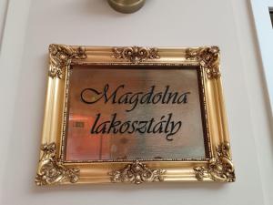 Certifikát, ocenenie alebo iný dokument vystavený v ubytovaní THANHOFFER - HORTHY Villa