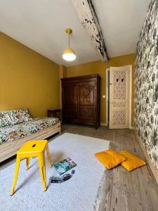 Posteľ alebo postele v izbe v ubytovaní Maison Mathilde, centre-ville Eu