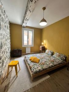 Posteľ alebo postele v izbe v ubytovaní Maison Mathilde, centre-ville Eu