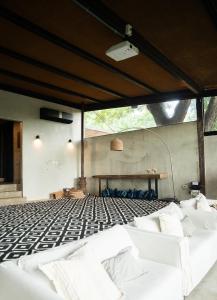 Postelja oz. postelje v sobi nastanitve Tava Glamping Cerro