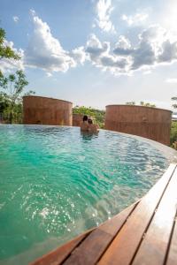 Bazen v nastanitvi oz. blizu nastanitve Tava Glamping Cerro
