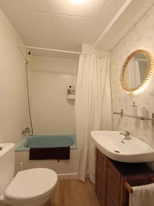 Koupelna v ubytování La Casa del Chellero