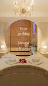 Postel nebo postele na pokoji v ubytování Spa Lux Apartmani