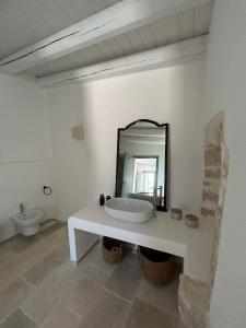 Koupelna v ubytování Masseria Fanelli