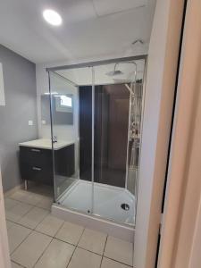 Koupelna v ubytování La petite Landaise + 21 fotografií