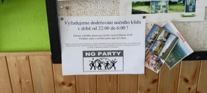 Certifikát, hodnocení, plakát nebo jiný dokument vystavený v ubytování Ubytování Janami Rakvice