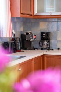 A kitchen or kitchenette at Mastiha luxury maisonette I