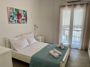 Postel nebo postele na pokoji v ubytování Spiti Nona + 37 fotografií