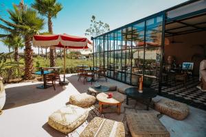 Balkón nebo terasa v ubytování Hotel & Spa La Ferme El Dar