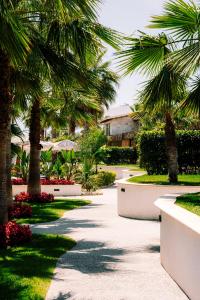 Vonkajšia záhrada v ubytovaní Kallithea Village hotel