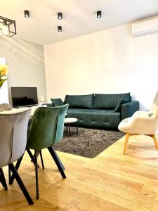 Istumisnurk majutusasutuses Bulevard Luxury Suites
