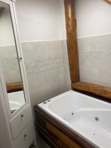 Koupelna v ubytování Podkrovní studio apartment pro 1-5 osob