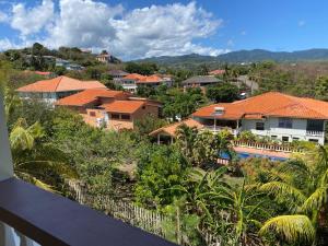 a view from the balcony of a house at Cummin up in Fort Jeudy