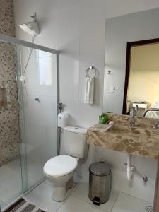 Koupelna v ubytování Hotel São Francisco