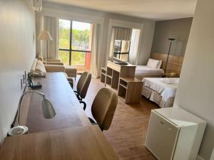 Katil atau katil-katil dalam bilik di Flat Completo - LakeSide Hotel