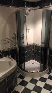 Koupelna v ubytování Apartmán Jáchymov