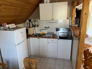 Kuchyňa alebo kuchynka v ubytovaní Z&T Apartmanok