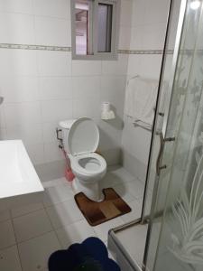 Et badeværelse på Hotel Akwaba Abatta