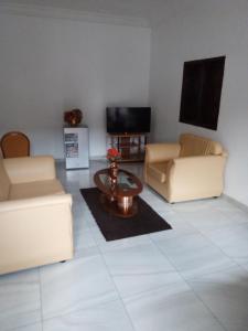 Et tv og/eller underholdning på Hotel Akwaba Abatta