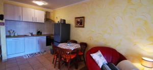Studio Apartment Lela Ližnjanにあるキッチンまたは簡易キッチン