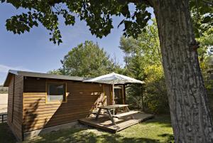 Zahrada ubytování Bungalows - Càmping El Solsonès